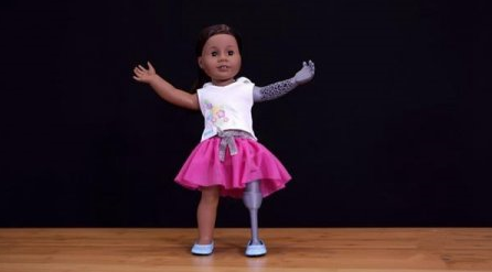 用3D打印制作带假肢的American Girl洋娃娃